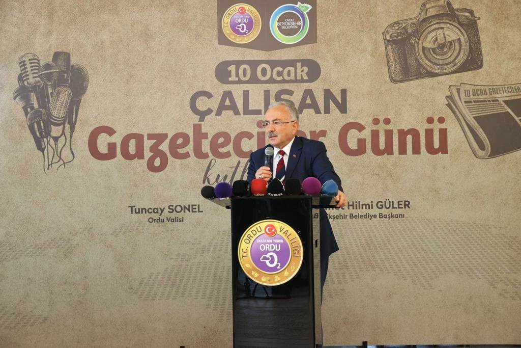ORDU’DA “10 OCAK ÇALIŞAN GAZETECİLER GÜNÜ” KUTLANDI